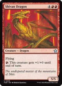 Shivan Dragon (206) - Foundations