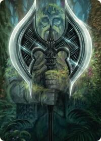 Leyline Axe Art Card 49 54 (49) - Art Series: Foundations