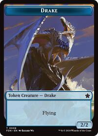Drake Goblin Doubled Sided Token (8 // 18) - Foundations