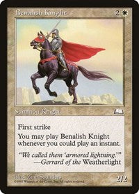 Benalish Knight (9) - Weatherlight
