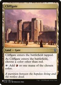 Cliffgate (350/361) - The List Reprints