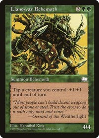 Llanowar Behemoth (132) - Weatherlight