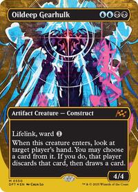 Oildeep Gearhulk Borderless First Place Foil (550) - Aetherdrift