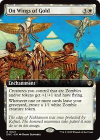 On Wings of Gold Extended Art (21) - Commander: Aetherdrift