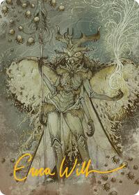 Aatchik Emerald Radian Art Card 6 54 Gold Stamped Signature (6) - Art Series: Aetherdrift