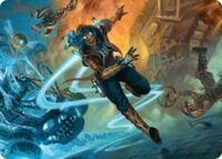 Sita Varma Masked Racer Art Card (26) - Art Series: Aetherdrift