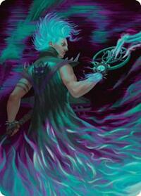 Winter Cursed Rider Art Card (7) - Art Series: Aetherdrift