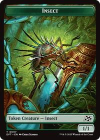 Insect Elephant Double Sided Token (7 // 6) - Aetherdrift