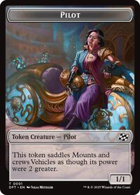 Zombie 0003 Pilot Double Sided Token (3 // 1) - Aetherdrift - Back