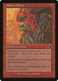 Mark of Fury (93) - Urza's Destiny