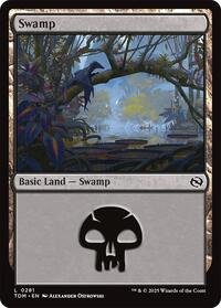Swamp 0281 (281) - Tarkir: Dragonstorm