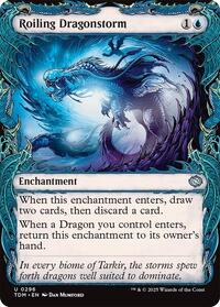 Roiling Dragonstorm Showcase (296) - Tarkir: Dragonstorm