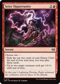 Seize Opportunity (119) - Tarkir: Dragonstorm