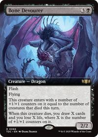 Bone Devourer Extended Art (66) - Commander: Tarkir: Dragonstorm