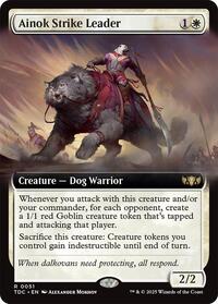 Ainok Strike Leader Extended Art (51) - Commander: Tarkir: Dragonstorm