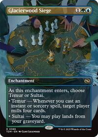 Glacierwood Siege Borderless (386) - Tarkir: Dragonstorm