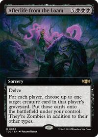 Afterlife from the Loam Extended Art (65) - Commander: Tarkir: Dragonstorm