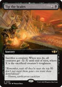 Tip the Scales Extended Art (69) - Commander: Tarkir: Dragonstorm