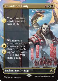 Thunder of Unity Borderless (391) - Tarkir: Dragonstorm