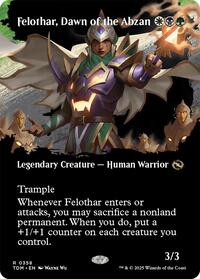Felothar Dawn of the Abzan Borderless (358) - Tarkir: Dragonstorm