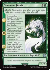 Summon Fenrir (203) - FINAL FANTASY