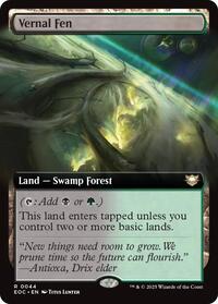 Vernal Fen Extended Art (44) - Commander: Edge of Eternities