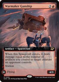 Warmaker Gunship Extended Art (339) - Edge of Eternities