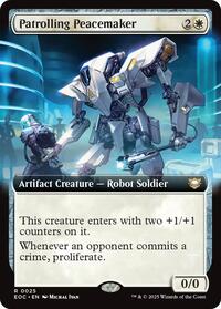 Patrolling Peacemaker Extended Art (25) - Commander: Edge of Eternities