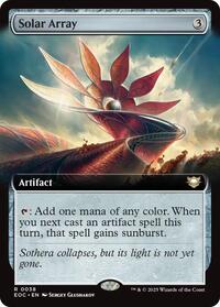 Solar Array Extended Art (38) - Commander: Edge of Eternities