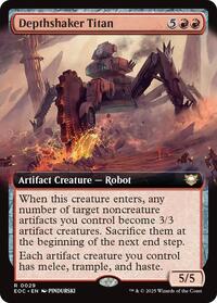 Depthshaker Titan Extended Art (29) - Commander: Edge of Eternities