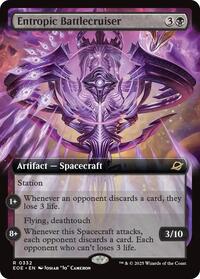 Entropic Battlecruiser Extended Art (332) - Edge of Eternities