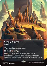 Needle Spires 0075 Borderless (75) - Edge of Eternities: Stellar Sights