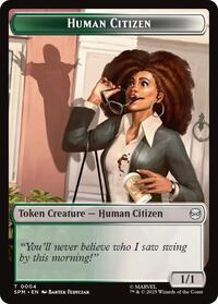 Human Citizen Treasure Double Sided Token (4 // 7) - Marvel's Spider-Man