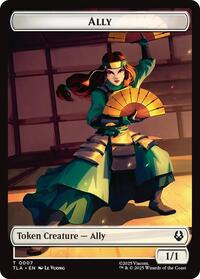 Ally 0007 Clue 0018 Double Sided Token (7 // 18) - Avatar: The Last Airbender