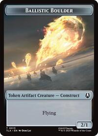 Ballistic Boulder Soldier 0011 Double Sided Token (13 // 11) - Avatar: The Last Airbender