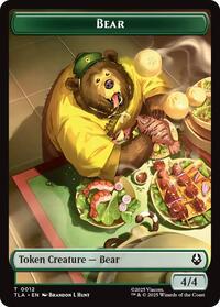 Bear Food 0020 Double Sided Token (12 // 20) - Avatar: The Last Airbender