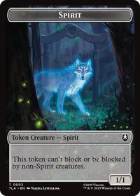 Copy 0001 Spirit Double Sided Token (1 // 3) - Avatar: The Last Airbender - Back