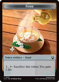Monk Food 0021 Double Sided Token (10 // 21) - Avatar: The Last Airbender - Back