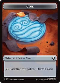 Ally 0005 Clue 0018 Double Sided Token (5 // 18) - Avatar: The Last Airbender - Back