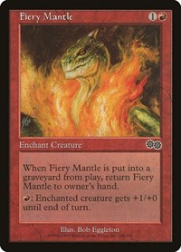 Fiery Mantle (186) - Urza's Saga