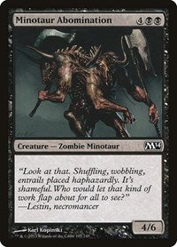 Minotaur Abomination (107) - Magic 2014 (M14)