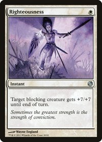 Righteousness (20) - Duel Decks: Heroes vs. Monsters