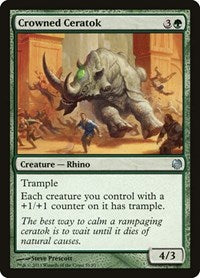 Crowned Ceratok (51) - Duel Decks: Heroes vs. Monsters