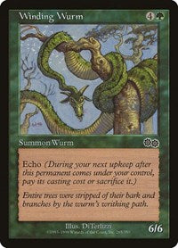 Winding Wurm (285) - Urza's Saga