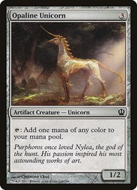 Opaline Unicorn (218) - Theros