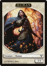 Human Token 2 (2) - Avacyn Restored