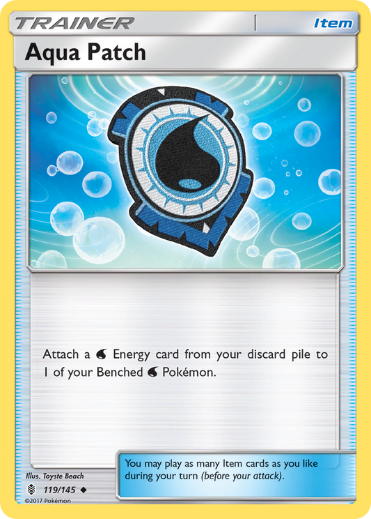 Aqua Patch (119/145) [Sun & Moon: Guardians Rising]