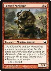 Pensive Minotaur (105) - Journey Into Nyx