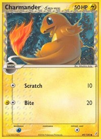 Charmander (Delta Species) (49/100) - Crystal Guardians