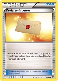 Professor's Letter (123/146) - XY Base Set